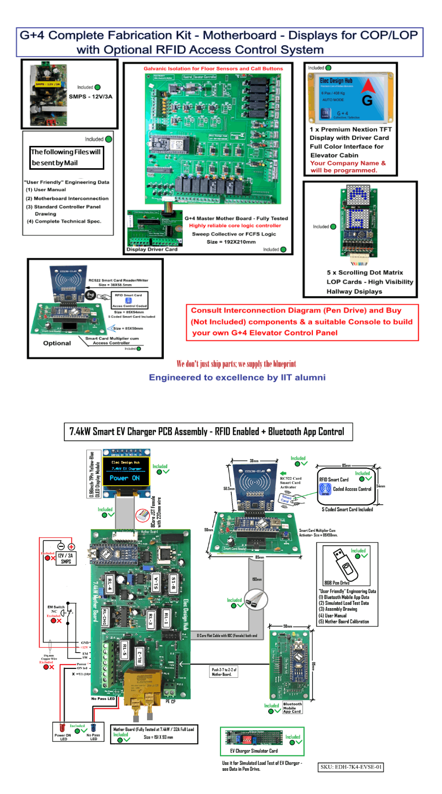 elevator control system PCBA
