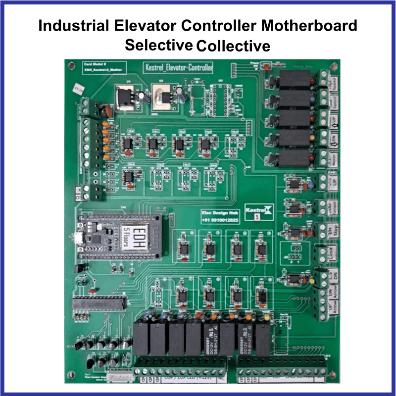 Industrial Elevator Controller Motherboard | OEM Lift PCBA 4 VFD elevator logic controller