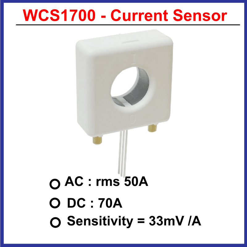 AC/DC Current Sensor - WCS1700 1 WCS1700 AC/DC current sensor