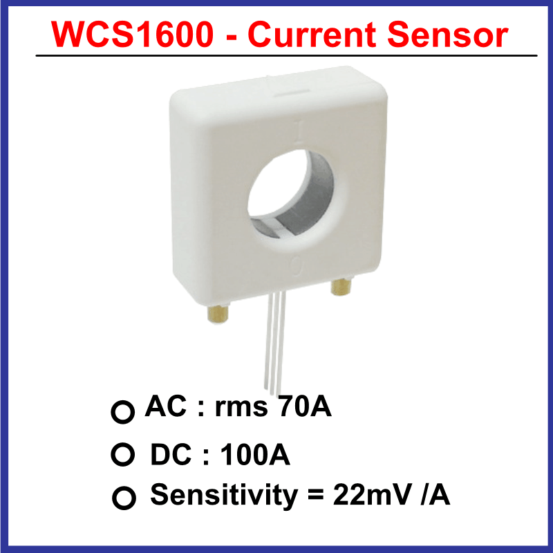 AC/DC Current Sensor - WCS1600 1 WCS1600 AC/DC current sensor