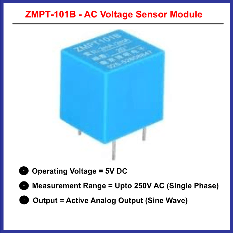 ZMPT101B - AC Voltage Sensor Module 1 ZMPT101B AC voltage sensor module