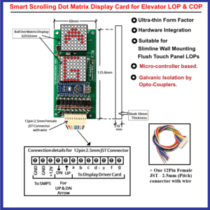 Home 4 Elevator dot matrix display board